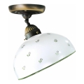Kolarz 731.10.27 - Tvirtinamas sietynas NONNA 1xE27/75W/230V diametras 30 cm žalia