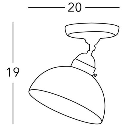 Kolarz 731.10.53 - Akcentinis šviestuvas NONNA 1xE27/75W/230V