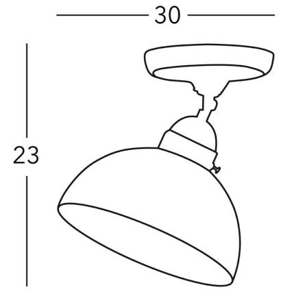 Kolarz 731.10.54 - Akcentinis šviestuvas NONNA 1xE27/75W/230V