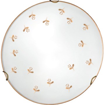 Kolarz 731.11.4.160 - Sieninis šviestuvas NONNA 1xE27/60W/230V skers. 30 cm gėlės rožinio aukso