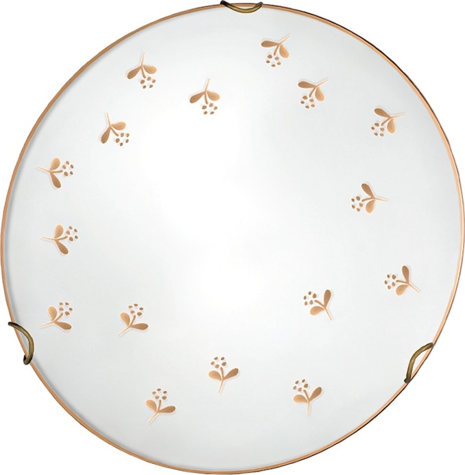 Kolarz 731.11.4.160 - Sieninis šviestuvas NONNA 1xE27/60W/230V skers. 30 cm gėlės rožinio aukso