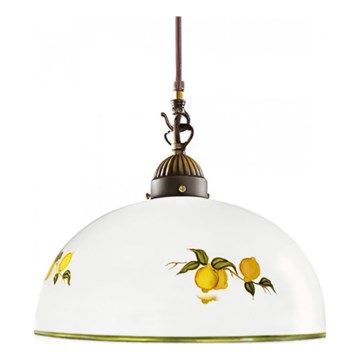 Kolarz 731.30.126 - Pakabinamas sietynas NONNA 1xE27/75W/230V diametras 20 cm citrinos