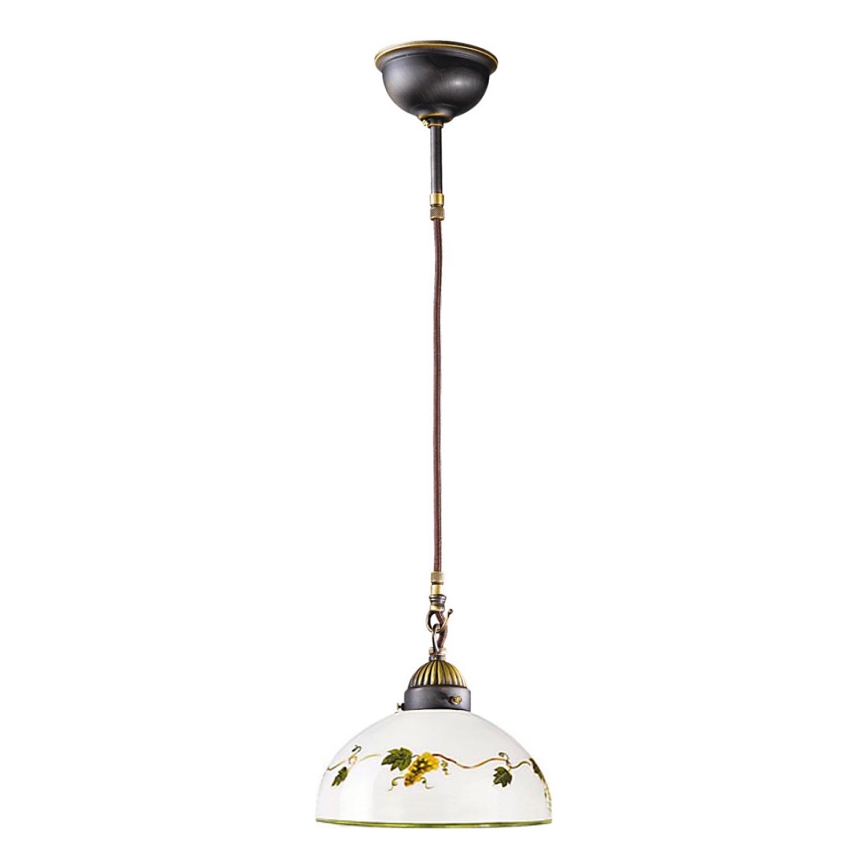 Kolarz 731.30.137 - Pakabinamas sietynas NONNA 1xE27/75W/230V diametras 30 cm vynuogės