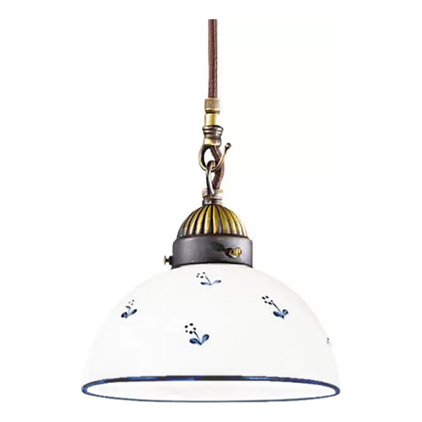 Kolarz 731.30.16 - Pakabinamas sietynas NONNA 1xE27/75W/230V diametras 20 cm mėlyna