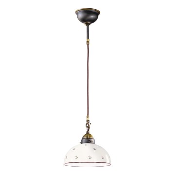 Kolarz 731.30.27 - Pakabinamas sietynas NONNA 1xE27/75W/230V diametras 30 cm žalia