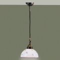Kolarz 731.30.69 - Pakabinamas sietynas NONNA 1xE27/75W/230V diametras 20 cm raudona