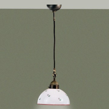 Kolarz 731.30.69 - Pakabinamas sietynas NONNA 1xE27/75W/230V diametras 20 cm raudona