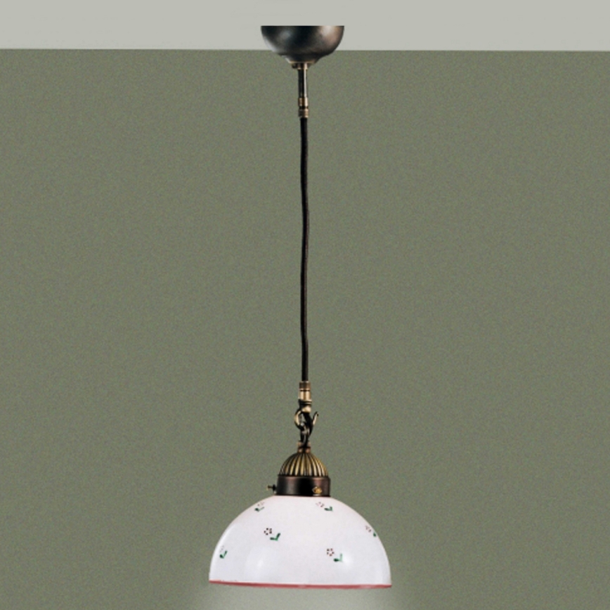 Kolarz 731.30.69 - Pakabinamas sietynas NONNA 1xE27/75W/230V diametras 20 cm raudona