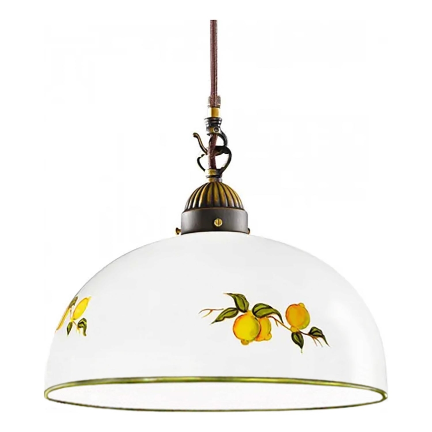 Kolarz 731.32.138 - Pakabinamas sietynas NONNA 1xE27/75W/230V diametras 36 cm citrinos