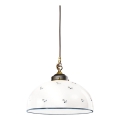 Kolarz 731.32.19 - Pakabinamas sietynas NONNA 1xE27/75W/230V diametras 36 cm mėlyna
