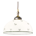 Kolarz 731.32.28 - Pakabinamas sietynas NONNA 1xE27/75W/230V diametras 36 cm žalia