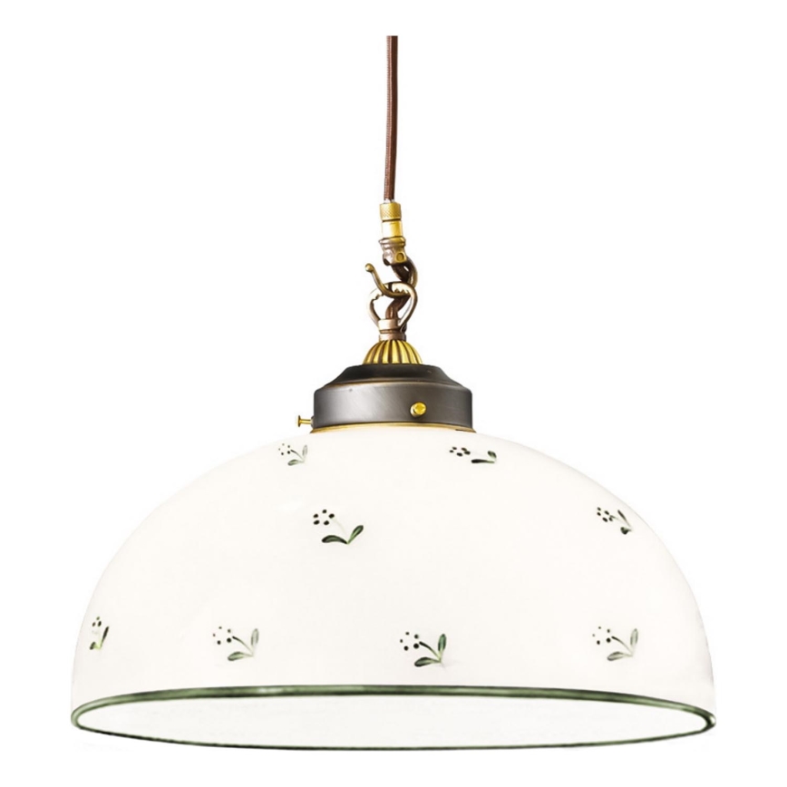 Kolarz 731.32.28 - Pakabinamas sietynas NONNA 1xE27/75W/230V diametras 36 cm žalia