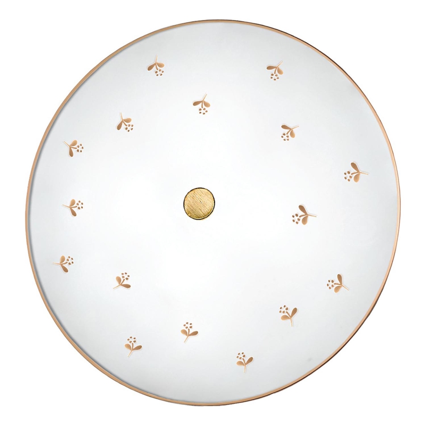 Kolarz 731.U14.4.160 - Sieninis šviestuvas NONNA 4xE27/60W/230V Ø 54 cm gėlės, rožinio aukso spalvos