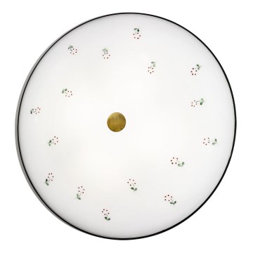 Kolarz 731.U14.4.70- Lubinis šviestuvas NONNA 4xE27/60W/230V diametras 54 cm žalia/žalvaris