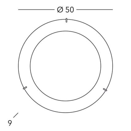 Kolarz A1306.13.3 - Lubinis šviestuvas MOON 3xE27/60W/230V