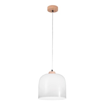 Kolarz A1352.31.W - Pakabinamas šviestuvas ant laido NONNA 1xE27/60W/230V ąžuolas/balta