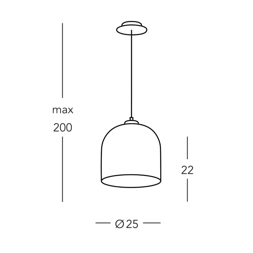 Kolarz A1352.31.W - Pakabinamas šviestuvas ant laido NONNA 1xE27/60W/230V ąžuolas/balta