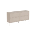 Komoda ALIN 157x40 cm taupe