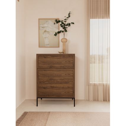 Komoda ALIN 80x40 cm ruda