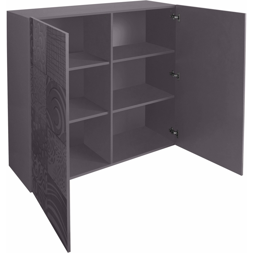 Komoda ARIA antracitas