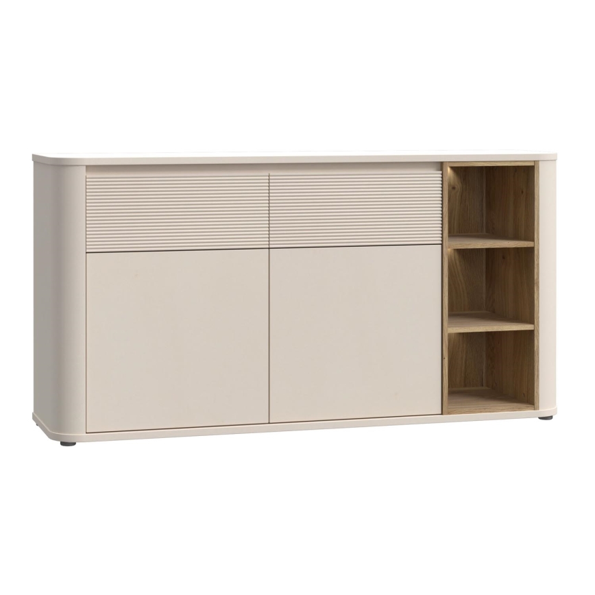 Komoda BASKO smėlio/ąžuolo