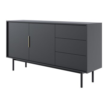 Komoda ELI 154x82x39 cm, juoda