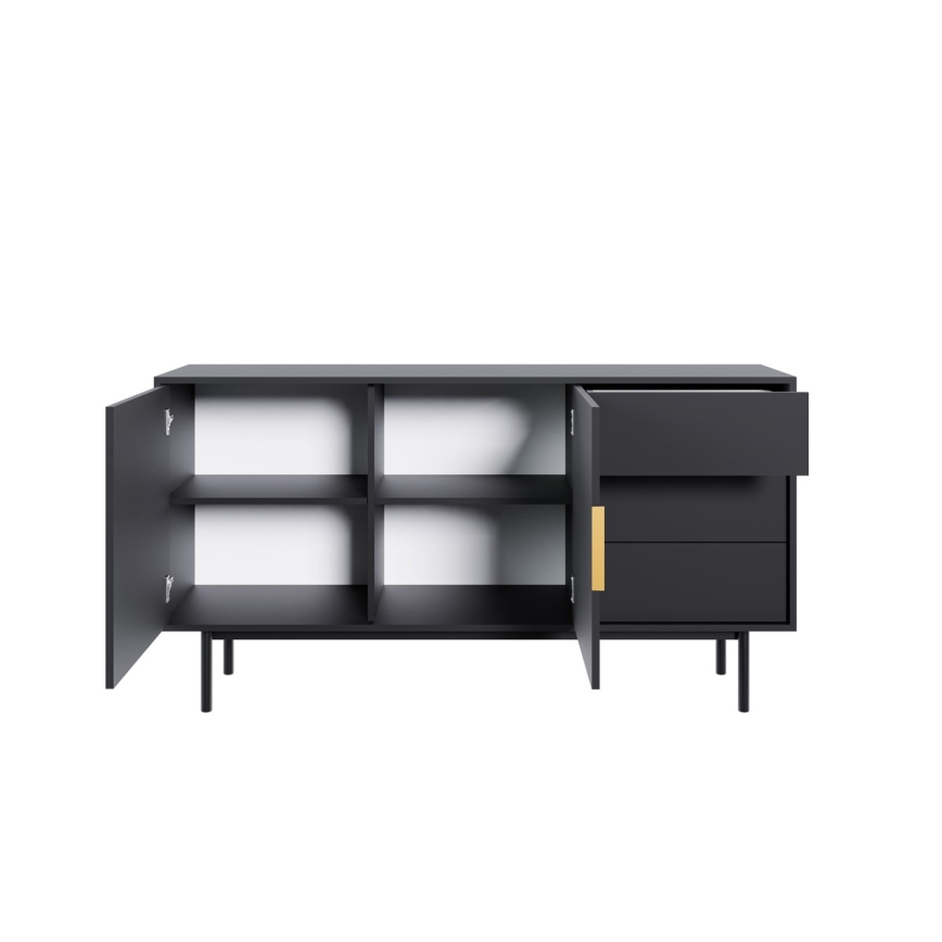 Komoda ELI 154x82x39 cm, juoda