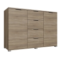 Komoda HOPE 120x78x35 ąžuolas Sonoma