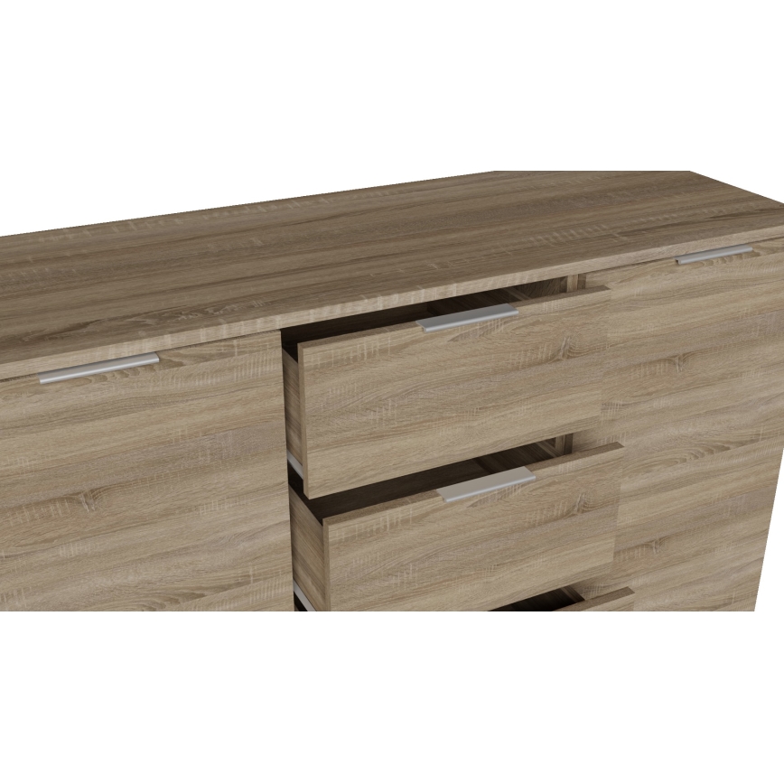 Komoda HOPE 120x78x35 ąžuolas Sonoma