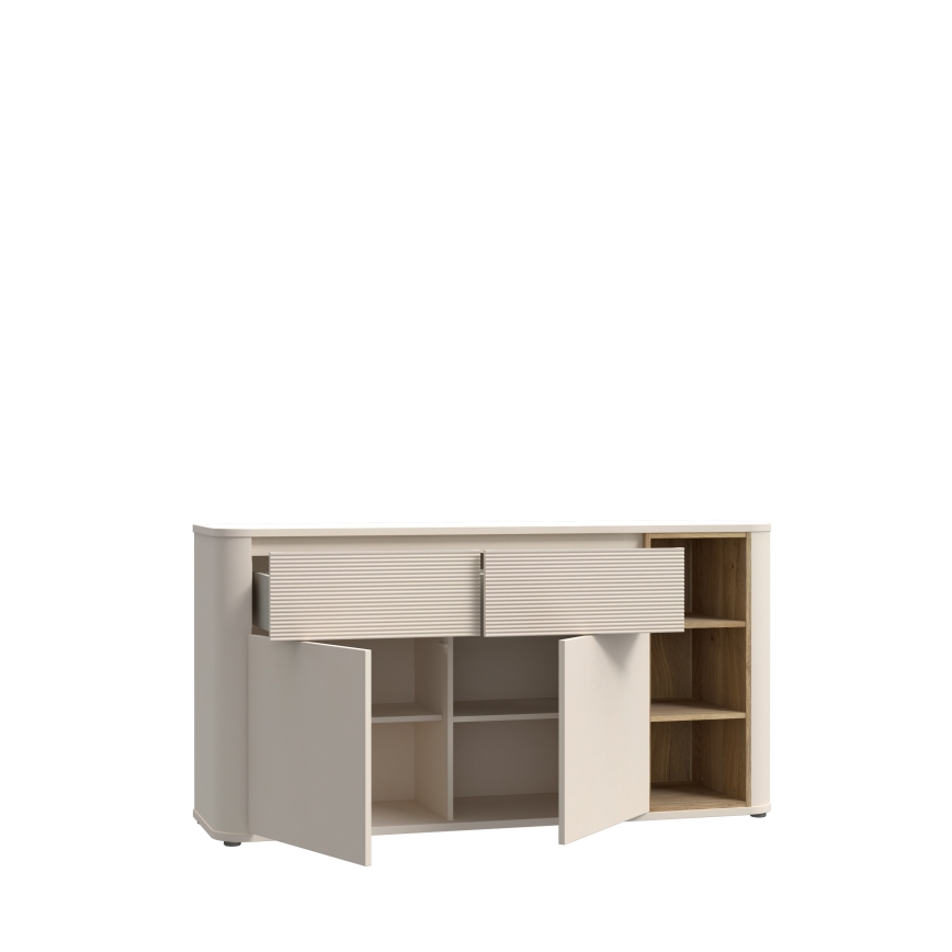 Komoda INAR smėlinė/ąžuolas