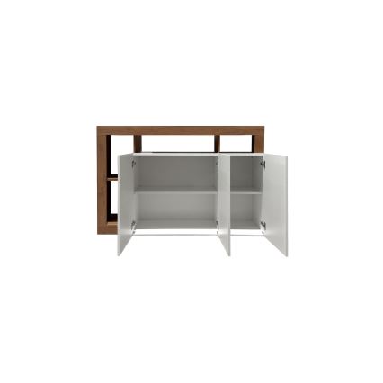 Komoda LENOR balta/ąžuolas