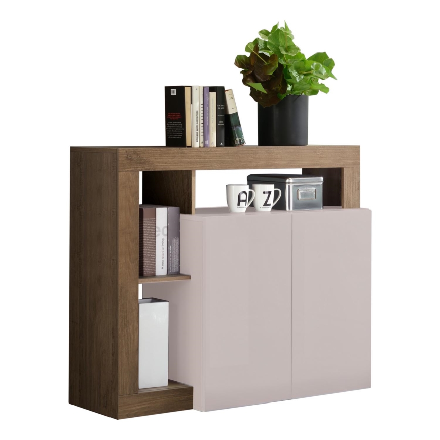 Komoda LENOR kašmyras/ąžuolas