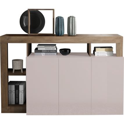 Komoda LENOR kašmyras/ąžuolas