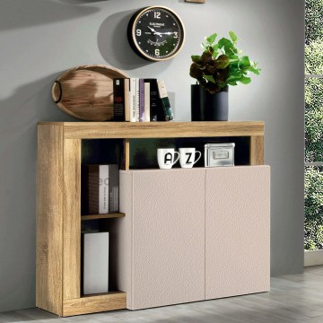 Komoda LENOR kašmyras/šviesus ąžuolas