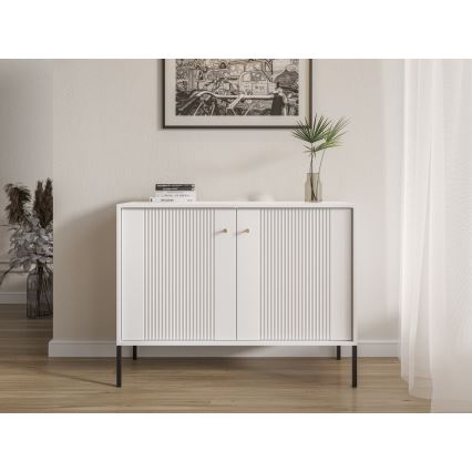 Komoda LUE balta/juoda