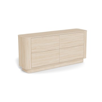 Komoda MADERA 160x75 cm balto ąžuolo