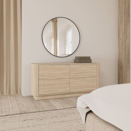 Komoda MADERA 160x75 cm balto ąžuolo