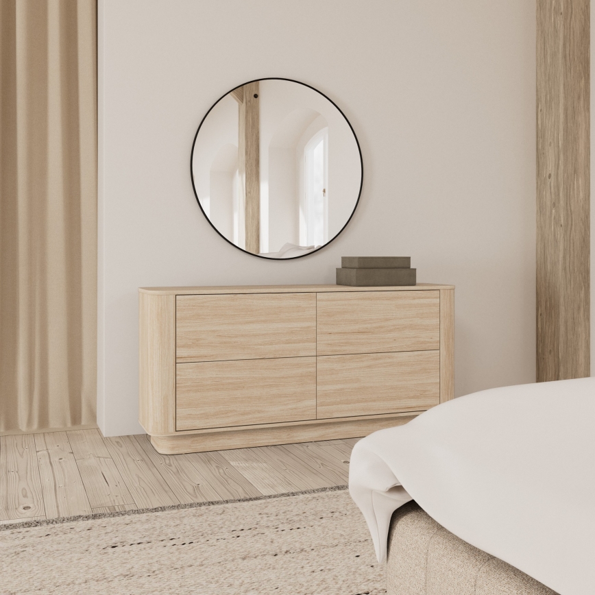 Komoda MADERA 160x75 cm balto ąžuolo