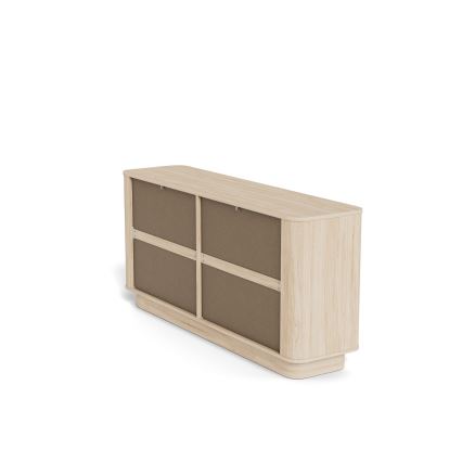 Komoda MADERA 160x75 cm balto ąžuolo