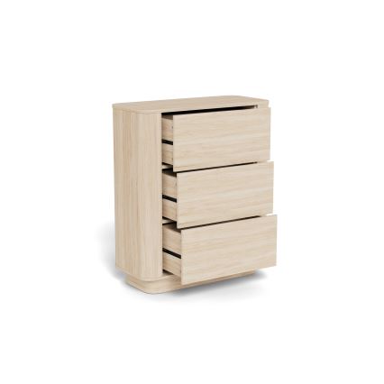 Komoda MADERA 90x107 cm baltas ąžuolas