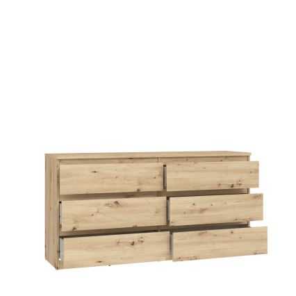 Komoda MAO su stalčiais, ąžuolas Artisan