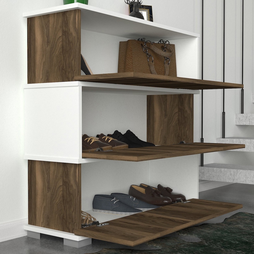 Komoda NAPOLYON 93x90 cm balta/ruda
