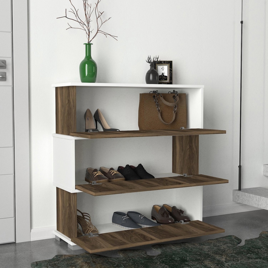 Komoda NAPOLYON 93x90 cm balta/ruda