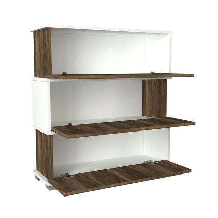 Komoda NAPOLYON 93x90 cm balta/ruda