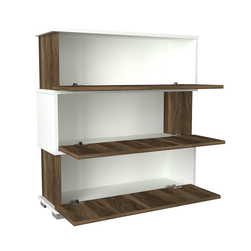 Komoda NAPOLYON 93x90 cm balta/ruda