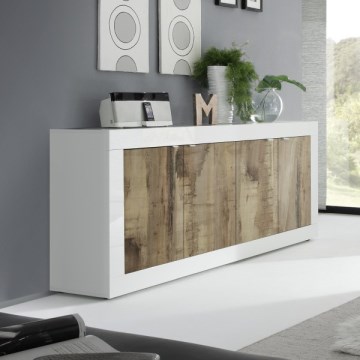 Komoda NERILA balta/ruda