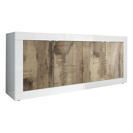 Komoda NERILA balta/ruda