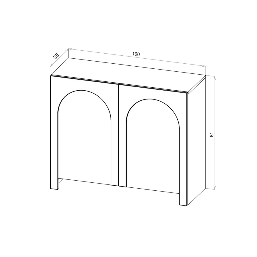 Komoda NIO kašmyro/smėlinė