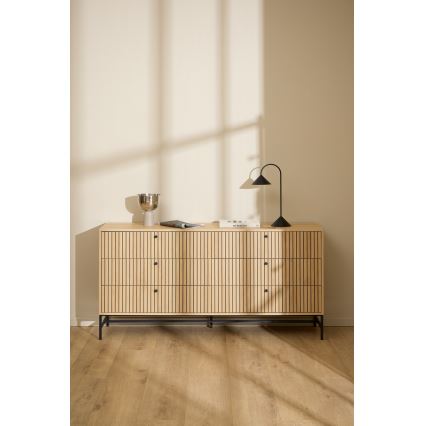 Komoda OLIVIA su stalčiais, ąžuolas