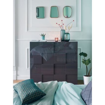 Komoda SERIAN, antracito spalva
